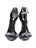 Schutz Floral Silver Blue Heels Size 9 - photo 2