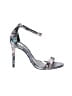 Schutz Floral Silver Blue Heels Size 9 - photo 1