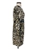 Madison Marcus Animal Print Silver Cocktail Dress Size S - photo 4