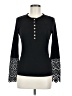 Unbranded Black Long Sleeve Henley Size M - photo 1