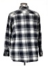 Pladra 100% Cotton Plaid Silver Long Sleeve Button-Down Shirt Size 1X - photo 2