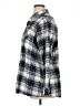 Pladra 100% Cotton Plaid Silver Long Sleeve Button-Down Shirt Size 1X - photo 5