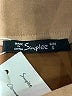 Simplee Solid Tan Casual Skirt Size S - photo 4