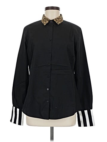 Pearly Vine Long Sleeve Button-Down Shirt (view 1)