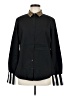 Pearly Vine Black Long Sleeve Button-Down Shirt Size M - photo 1