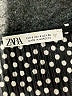 Zara Polka Dots Black Long Sleeve Blouse Size S - photo 7