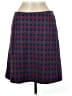 Boden Argyle Blue Red Wool Skirt Size 8 - photo 1