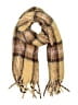 Quagga 100% Polyester Tweed Yellow Tan Scarf One size - photo 1
