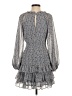 ASTR The Label 100% Polyester Tweed Gray Casual Dress Size S - photo 2