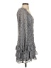 ASTR The Label 100% Polyester Tweed Gray Casual Dress Size S - photo 4