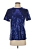 DKNY Blue Short Sleeve Top Size S - photo 1
