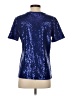 DKNY Blue Short Sleeve Top Size S - photo 2
