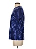 DKNY Blue Short Sleeve Top Size S - photo 5
