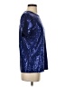 DKNY Blue Short Sleeve Top Size S - photo 4