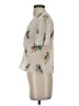 Assorted Brands Floral Ivory Short Sleeve Blouse Size S (estimated) - photo 5