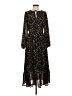 Desigual 100% Polyester Print Black Casual Dress Size XS - photo 1