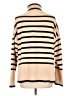 Assorted Brands Stripes Tan Turtleneck Sweater Size L - photo 2