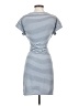 Merokeety Stripes Blue Casual Dress Size S - photo 2