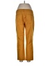 Adrienne Vittadini Solid Gold Yellow Casual Pants Size 10 - photo 2