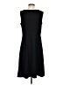 Lands' End Solid Black Casual Dress Size S - photo 2