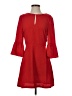 JOA Solid Red Casual Dress Size S - photo 1