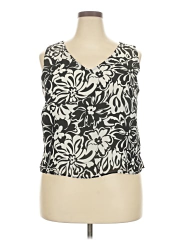 Danny & Nicole Sleeveless Blouse (view 1)