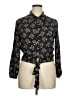 Paige Floral Black Long Sleeve Blouse Size XL - photo 1