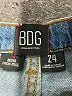 BDG 100% Cotton Hearts Blue Jeans Size 24 waist - photo 4