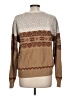 Assorted Brands 100% Acrylic Chevron-herringbone Tan Pullover Sweater Size L - photo 2