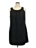 Lane Bryant 100% Polyester Black Casual Dress Size 18 - photo 1