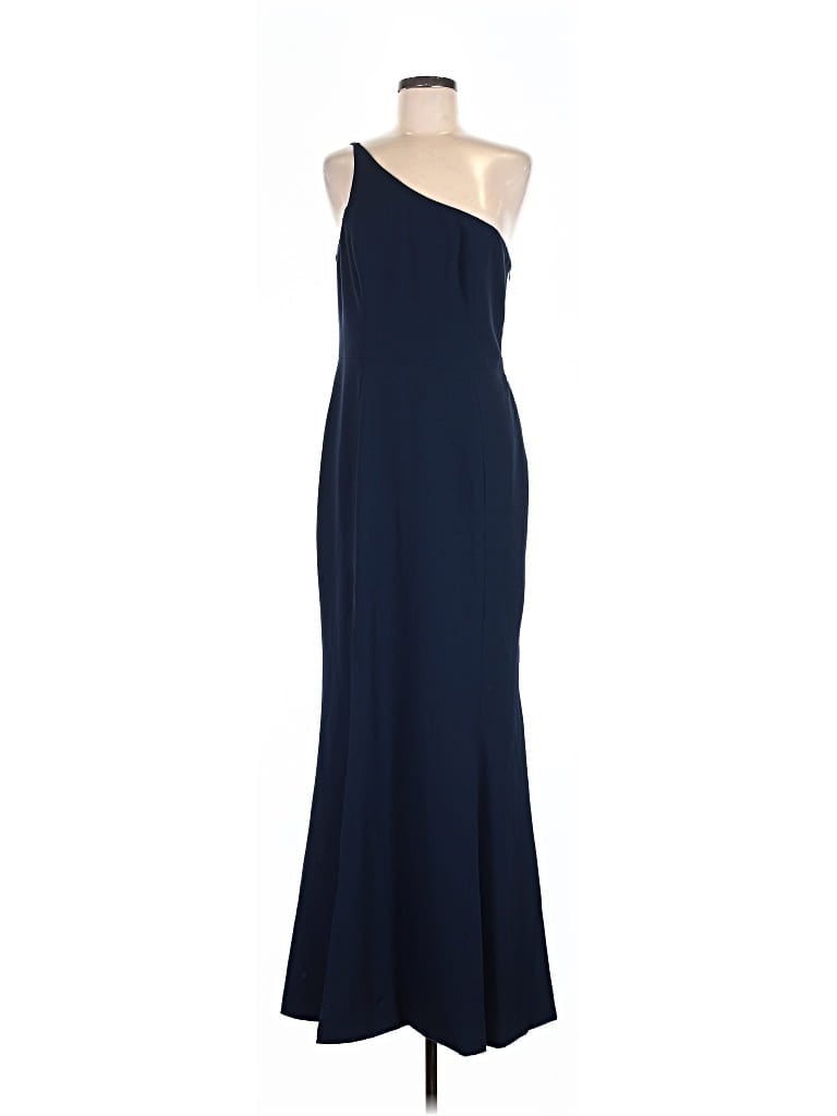 Pre-owned Dress The Population Cocktail Dress In Blue
