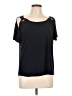 Nine West Black Blue Short Sleeve Top Size L - photo 1