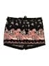 Ann Taylor LOFT 100% Polyester Paisley Black Shorts Size 4 - photo 1