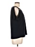 Nine West Black Blue Short Sleeve Top Size L - photo 4