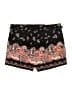 Ann Taylor LOFT 100% Polyester Paisley Black Shorts Size 4 - photo 2