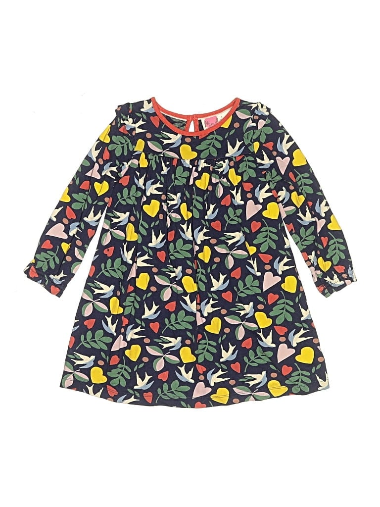 Pre-owned Mini Boden Kids' Dress In Gray