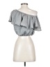 Vintage Havana 100% Polyester Gray Sleeveless Blouse Size S - photo 2