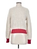 Zara Color Block Ivory Pullover Sweater Size S - photo 1