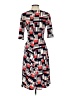 Jones Studio Print Red Casual Dress Size 4 - photo 2