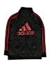 Adidas 100% Polyester Black Track Jacket Size 6 - photo 1