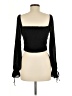 Mi ami 100% Polyester Black Long Sleeve Top Size M - photo 2