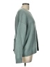 Repeat Cashmere Solid Green Teal Wool Pullover Sweater Size L - photo 4