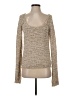 Torn by Ronny Kobo Metallic Tan Pullover Sweater Size S - photo 1
