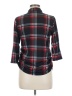 Eden & Olivia 100% Polyester Plaid Black 3/4 Sleeve Blouse Size M - photo 2