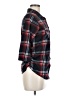 Eden & Olivia 100% Polyester Plaid Black 3/4 Sleeve Blouse Size M - photo 4