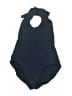Seafolly Solid Blue One Piece Swimsuit Size 14 - photo 1