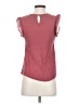 E&M Collection Burgundy Sleeveless Blouse Size S - photo 2