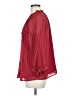 Bobeau 100% Polyester Red 3/4 Sleeve Blouse Size M - photo 5