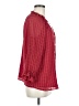 Bobeau 100% Polyester Red 3/4 Sleeve Blouse Size M - photo 4