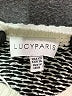 Lucy Paris 100% Acrylic Houndstooth White Pullover Sweater Size XS - photo 7